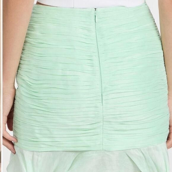 Hansen and Gretel Seafoam green Levi silk Skirt NWT - Picture 4 of 16